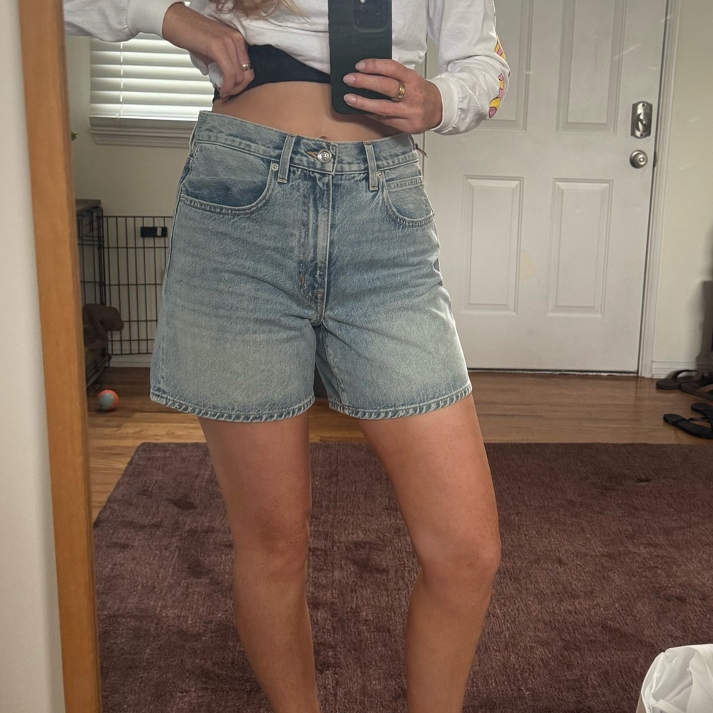 SLVRLAKE Light Blue Jean Shorts